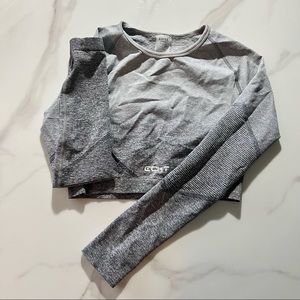 Echt crop top gym and top